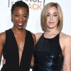 Samira Wiley et Lauren Morelli à la première de la saison 4 d'Orange is the New Black organisée à New-York le 16 juin 2016.