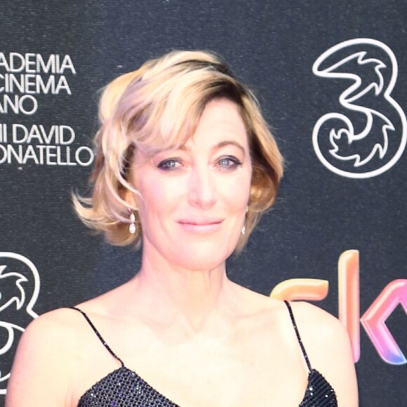 Valeria Bruni Tedeschi à la 62e cérémonie des David di Donatello à Rome en Italie, le 27 mars 2017