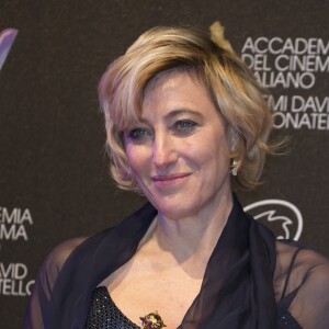Valeria Bruni Tedeschi à la 62e cérémonie des David di Donatello à Rome en Italie, le 27 mars 2017