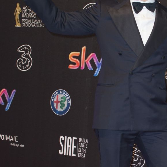 Stefano Accorsi à la 62ème cérémonie des David di Donatello à Rome en Italie, le 27 mars 2017
