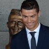 Cérémonie à l'aéroport de Madeire rebaptisé aéroport Cristiano Ronaldo, en présence du footballeur portugais, de son fils Cristiano Jr et de sa compagne Georgina Rodriguez, à Madeire, le 29 mars 2017.