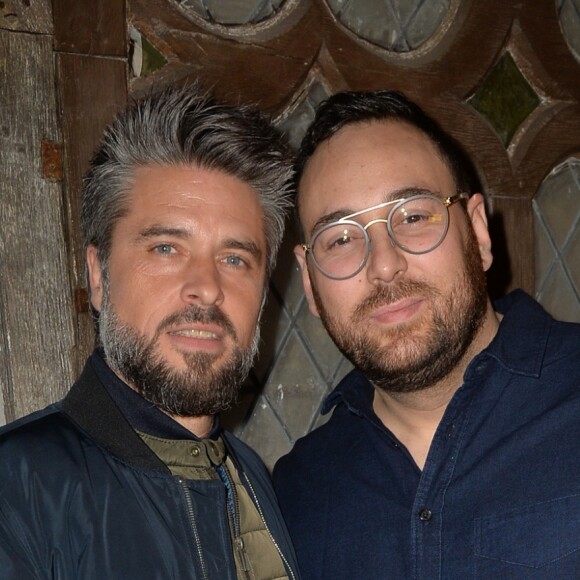 Anthony Dupray et Audren Dimitris - Soirée d'ouverture du restaurant "Ikone" à Paris le 30 mars 2017.