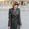 Anna Wintour au défilé de mode prêt-à-porter automne-hiver 2017/2018 "Louis Vuitton" au Musée du Louvre à Paris. Le 7 mars 2017