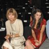 Anna Wintour et ses enfants Bee et Charles Shaffer lors de la Fashion Week à New York, le 16 septembre 2016