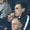 Louis Ducruet et sa compagne Marie lors de la finale de la Coupe de la Ligue 2017 entre l'AS Monaco et le PSG, victorieux 4-1, au Parc OL à Lyon, le 1er avril 2017. © Cyril Moreau/Bestimage