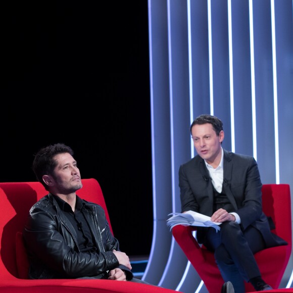 Exclusif - Enregistrement de "Le Divan" présentée par Marc-Olivier Fogiel avec Bixente Lizarazu en invité, qui sera diffusée le 4 avril sur France 3. Le 10 mars 2017 © Cyril Moreau / Bestimage