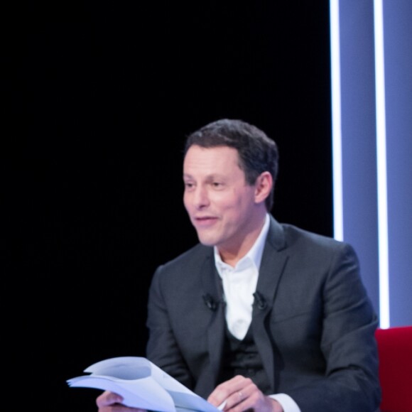 Exclusif - Enregistrement de l'émission "Le Divan" présentée avec brio par Marc-Olivier Fogiel avec Bixente Lizarazu en invité, qui sera diffusée le 4 avril sur France 3. Le 10 mars 2017 © Cyril Moreau / Bestimage