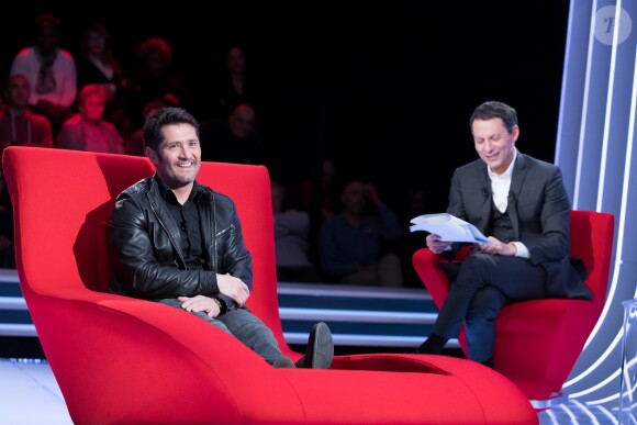 Exclusif - Enregistrement de l'émission "Le Divan" présentée par Marc-Olivier Fogiel avec Bixente Lizarazu en invité, qui sera diffusée le 4 avril sur France 3. Le 10 mars 2017 © Cyril Moreau / Bestimage