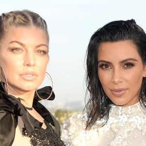 Kim Kardashian et Fergie - 3ème édition des Daily Front Row's Fashion Los Angeles Awards à l'hôtel Sunset Tower à West Hollywood, le 2 avril 2017.