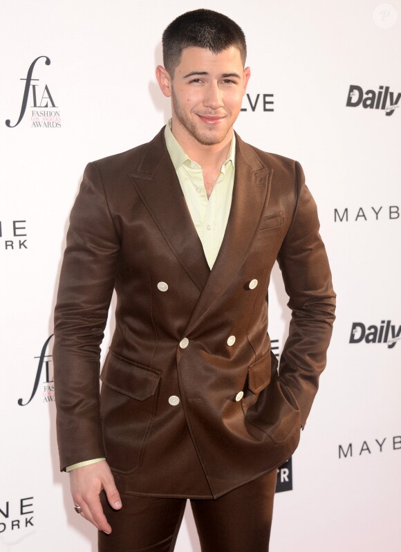 Nick Jonas - 3ème édition des Daily Front Row's Fashion Los Angeles Awards à l'hôtel Sunset Tower à West Hollywood, le 2 avril 2017.