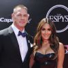 John Cena et Nikki Bella, ici lors des ESPY Awards le 13 juillet 2016 à Los Angeles, se sont fiancés sur le ring lors de WrestleMania 33, le 2 avril 2017 à Orlando en Floride.