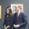 Kate Middleton et le prince William, duc et duchesse de Cambridge, au musée d'Orsay à Paris le 18 mars 2017.