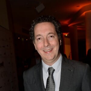 Exclusif - Guillaume Gallienne lors de la soirée d'inauguration (cocktail dînatoire) du nouveau restaurant, méditerranéen, de la salle Pleyel, le Noto, à Paris, France, le 29 mars 2017. Benjamin Patou et Cyril Colbeau-Justin ont su s'entourer des meilleurs pour Noto. L'architecte L. Gonzalez et l'instigateur du projet B. Patou ont entrecroisé leurs inspirations et leurs imaginaires pour créer Noto. Au piano, le chef P. Charvet. © Rachid Bellak/Bestimage