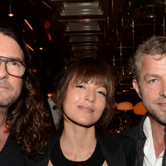 Exclusif - Jacques-Antoine Granjon (fondateur de Vente-Privée.com), Caroline Nielsen et Jacques Bungert lors de la soirée d'inauguration (cocktail dînatoire) du nouveau restaurant, méditerranéen, de la salle Pleyel, le Noto, à Paris, France, le 29 mars 2017. Benjamin Patou et Cyril Colbeau-Justin ont su s'entourer des meilleurs pour Noto. L'architecte L. Gonzalez et l'instigateur du projet B. Patou ont entrecroisé leurs inspirations et leurs imaginaires pour créer Noto. Au piano, le chef P. Charvet. © Rachid Bellak/Bestimage