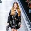 Thylane Blondeau - Défilé de mode prêt-à-porter automne-hiver 2017/2018 "Dolce & Gabbana" à Milan. Le 26 février 2017.