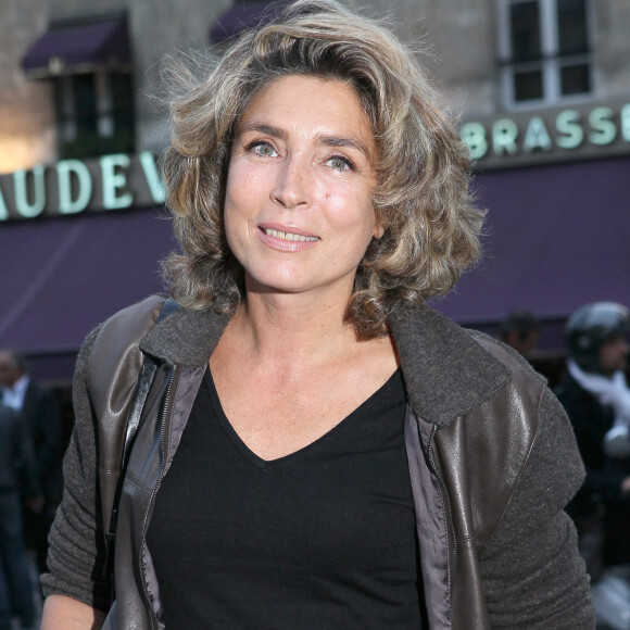 Marie-Ange Nardi - Arrivées des invités au cocktail de rentrée de TF1 au palais Brogniart, à Paris, le 13 septembre 2010.