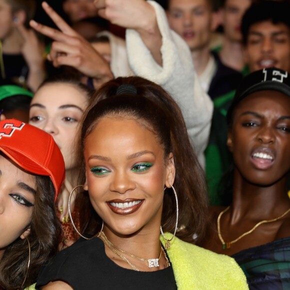 Rihanna - Défilé Fenty Puma by Rihanna à Paris le 6 mars 2017.