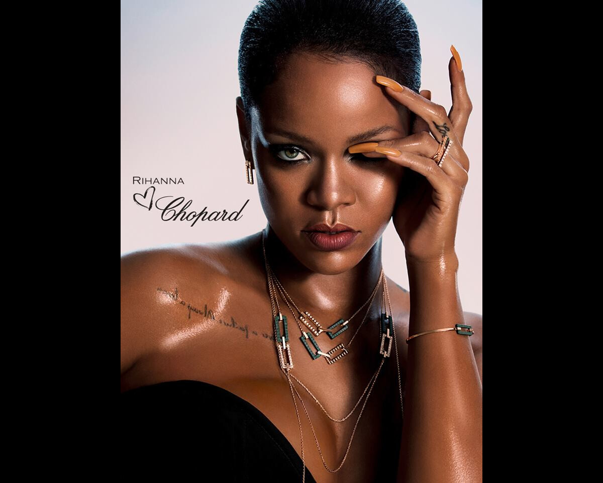 Rihanna loves online chopard