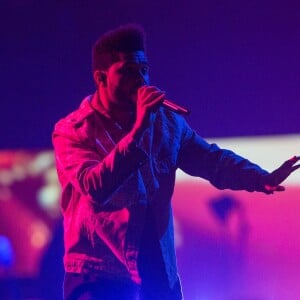 The Weeknd en concert à l'AccorHotels Arena de Paris le 28 février 2017. © Cyril Moreau/Bestimage