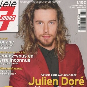 Couverture du magazine "Télé 7 Jours" en kiosques le 10 avril 2017