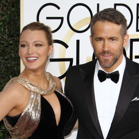 Ryan Reynolds, Blake Lively - La 74ème cérémonie annuelle des Golden Globe Awards à Beverly Hills, le 8 janvier 2017.