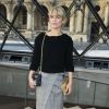 Marina Foïs au défilé de mode "Louis Vuitton", collection prêt-à-porter Automne-Hiver 2017-2018 au musée du Louvre à Paris, le 7 Mars 2017.© Olivier Borde/Bestimage