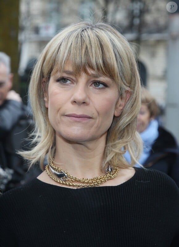 Marina Foïs - Arrivées pour le déjeuner des nominations des 'César' au Fouquet's à Paris Le 4 Février 2017.