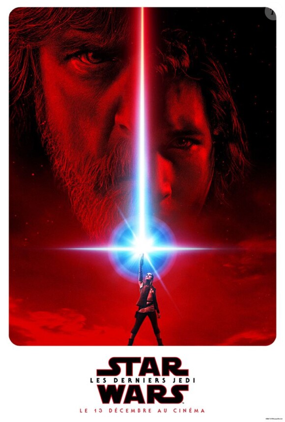 Première affiche du film "Star Wars, épisode VIII : Les Derniers Jedi".