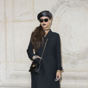 Rihanna au photocall du défilé de mode "Christian Dior", collection prêt-à-porter Automne-Hiver 2017-2018 au musée Rodin à Paris, le 3 Mars 2017.