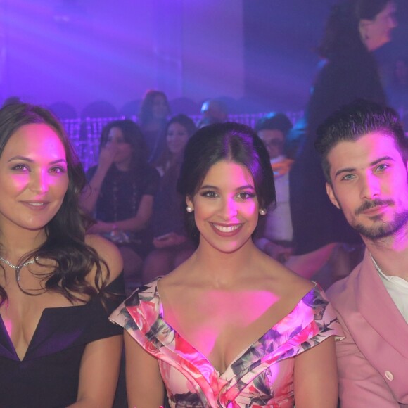 Exclusif - Valerie Bègue, Alia Chergui (robe Christophe Guillarmé), Ali Suna - 10ème édition du Casa Fashion Show by Kenza Cheddadi à l'hôtel Sofitel Tour Blanche à Casablanca, le 15 avril 2017.