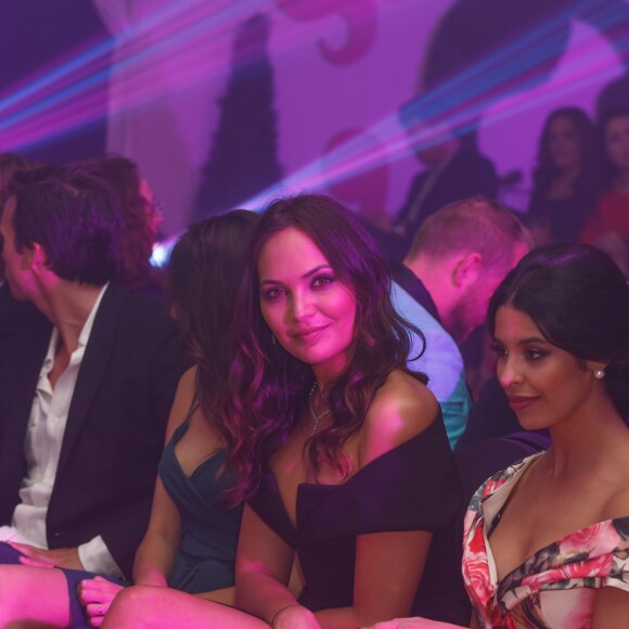 Exclusif - Valérie Bègue, Alia (robe C. Guillarmé) et Ali (Secret Story 9) - 10ème édition du Casa Fashion Show by Kenza Cheddadi à l'hôtel Sofitel Tour Blanche à Casablanca, le 15 avril 2017. © Philippe Doignon/Bestimage