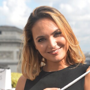 Valérie Bègue - Conférence de presse de l'association "Les bonnes fées" à Paris avec le comité Miss France à Paris le 03 septembre 2015.