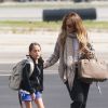 Jennifer Lopez avec sa fille Emme à Los Angeles le 10 mars 2017.