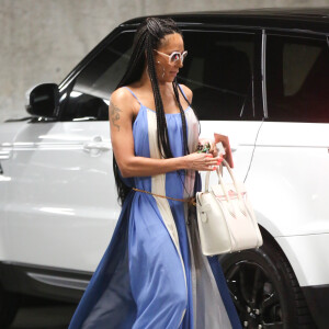 Mel B dans un parking de Los Angeles, le 19 avril 2017