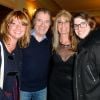 Semi-exclusif - Daniel Russo avec ses filles Amanda et Charlotte et sa femme Lucie Russo - People à la générale de la pièce "La récompense" au Théatre Edouard 7 à Paris le 24 avril 2017. © Coadic Guirec/Bestimage