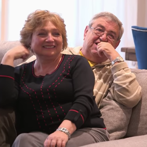 Elvira et Mark Kunis dans une vidéo tournée fin 2016 pour le site déco "Houzz".