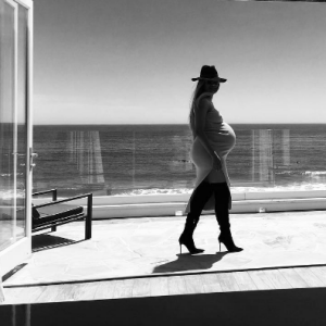 Ciara enceinte de son deuxième enfant - Photo publiée sur Instagram le 26 avril 2017