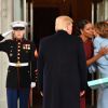 Melania Trump, Donald Trump, Barack Obama et Michelle Obama au Capitol à Washington, le 20 janvier 2017