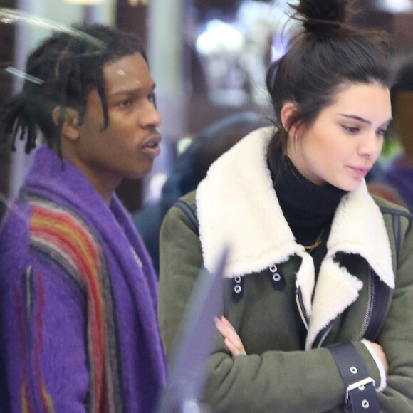 Kendall Jenner and $AP Rocky font du shopping à New York le 17 janvier 2017.