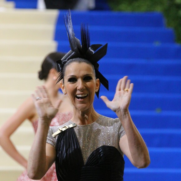 Céline Dion au MET Gala à New York le 1er mai 2017.