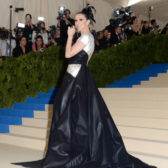 Céline Dion au MET Gala à New York, le lundi 1er mai 2017