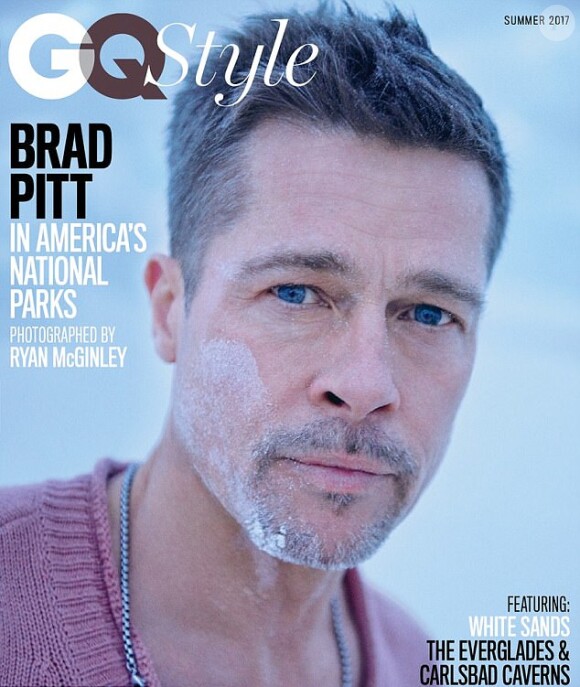 Brad Pitt en couverture du numéro d'été 2017 de GQ.