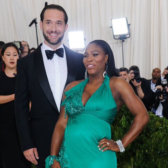 Alexis Ohanian et sa fiancée Serena Williams enceinte - Les célébrités arrivent au MET 2017 Costume Institute Gala sur le thème de "Rei Kawakubo/Comme des Garçons: Art Of The In-Between" à New York, le 1er mai 2017 © Christopher Smith/AdMedia via Zuma/Bestimage