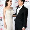 Brad Pitt et sa femme Angelina Jolie - Avant-première du film "By the Sea" lors du gala d'ouverture de l'AFI Fest à Hollywood, le 5 novembre 2015.