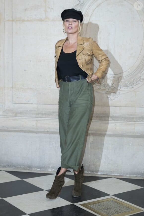 Kate Moss à Paris, le 3 mars 2017. © Olivier Borde/Bestimage