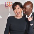 Kris Jenner et Corey Gamble - 24e édition de la soirée "Race To Erase MS" à l'hôtel Beverly Hilton. Beverly Hills, Los Angeles, le 5 mai 2017.