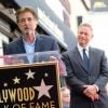 Joe Mantegna et Gary Sinise - Gary Sinise reçoit son étoile sur le Walk of Fame à Hollywood, le 17 avril 2017 © Chris Delmas/Bestimage