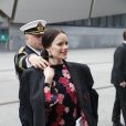  La princesse Sofia, enceinte, et le prince Carl Philip de Suède prenaient part le 7 mai 2017 au premier jour du 1er Forum mondial anti-harcèlement (World Anti-Bullying Forum) au Mall of Scandinavia à Stockholm. 