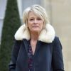 L'animatrice Sophie Davant lors des 30 ans du Téléthon pendant une réception au palais de l'Elysée à Paris, le 30 janvier 2017.