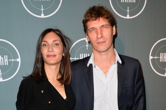 Audrey Diwan et son mari Cédric Jimenez - Avant-première du film "HHhH" au cinéma UGC Normandie à Paris, le 9 mai 2017. © Coadic Guirec/Bestimage